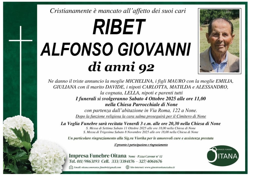 Ribet Alfonso Giovanni